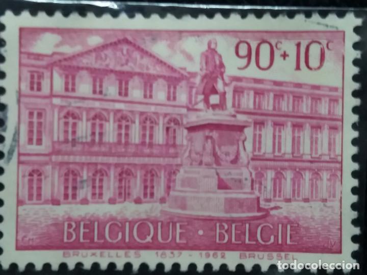 Selos: sello, postes Belgica, 90+10 centimes, a&ntilde;o 1963, no usado