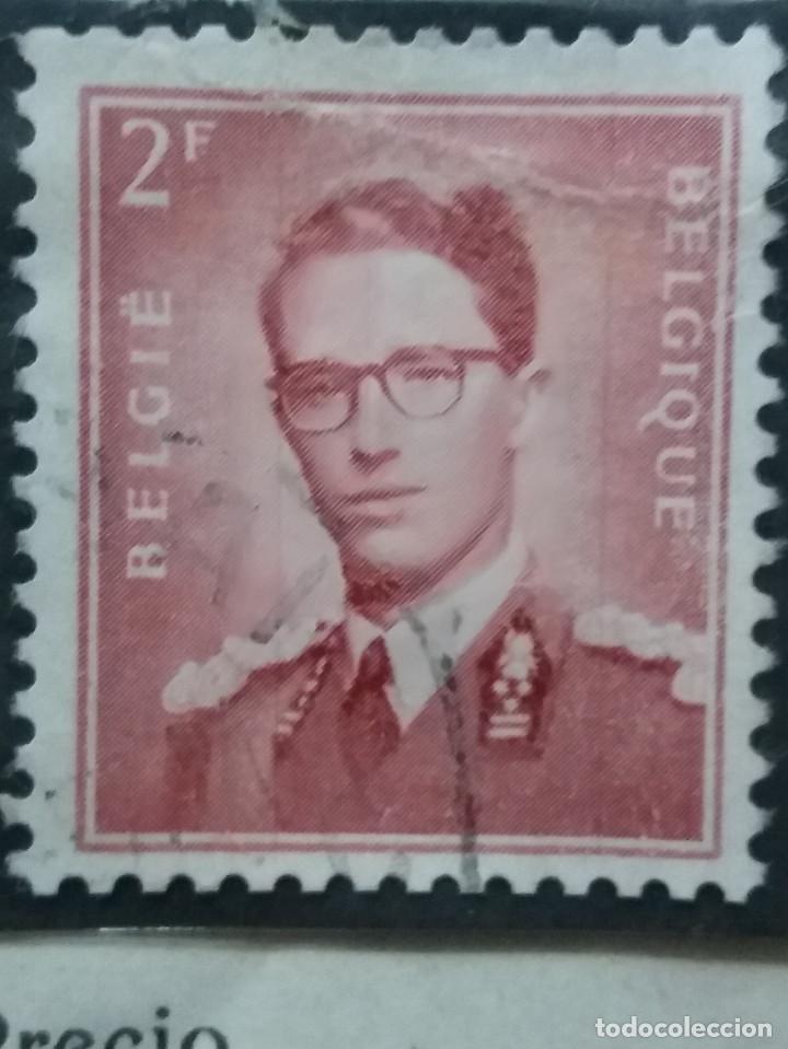 Selos: sello, postes Belgica, 2 fr, rey balduinoi, a&ntilde;o 1935, no usado