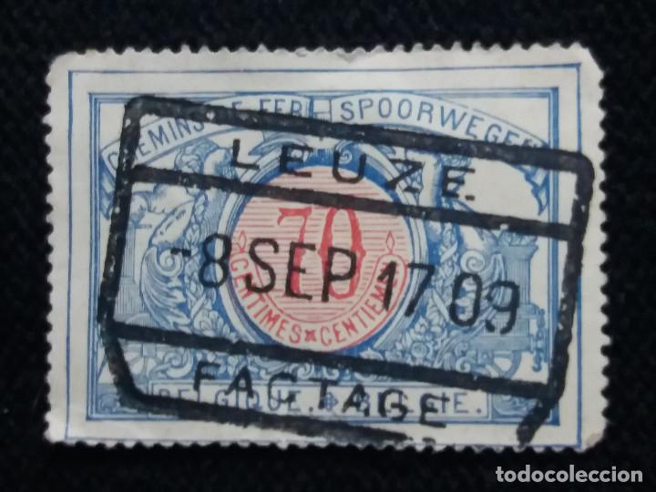 Stamps: POSTES BELGICA, 70 CENTS, 1909