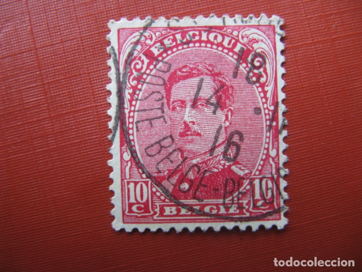 Stamps: -belgica 1915 alberto I, Yvert 138