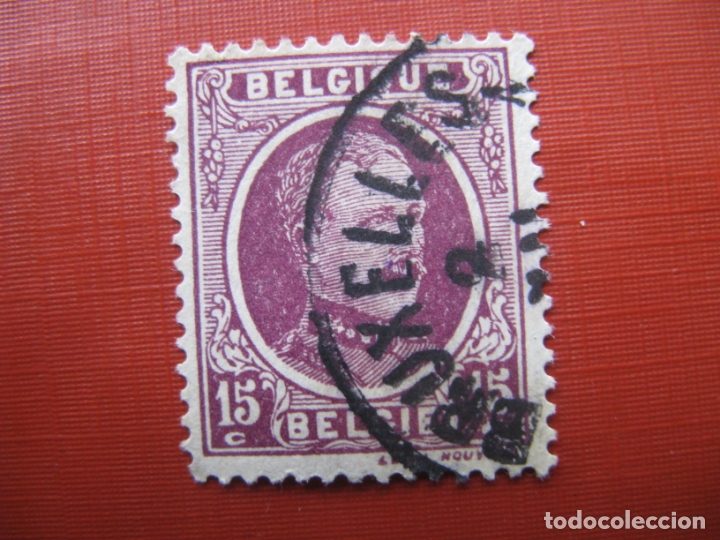 Selos: -belgica 1921, alberto I, Yvert 195