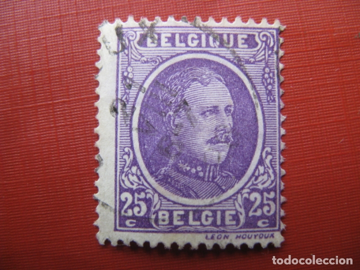 Selos: -belgica 1921, alberto I, Yvert 198
