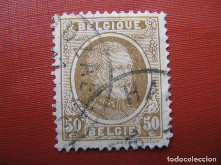 Selos: -belgica 1921, alberto I, Yvert 203