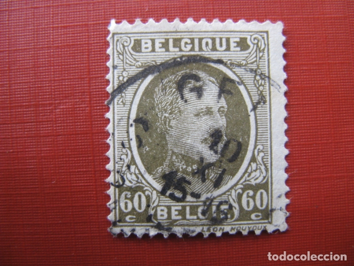 Selos: -belgica 1927, alberto I, Yvert 255