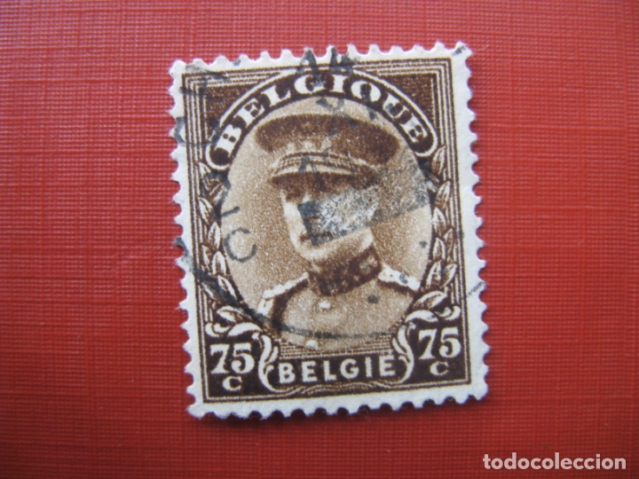 Selos: -belgica 1932, alberto I, Yvert 341