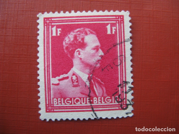 Selos: -belgica 1936, leopoldo III, Yvert 428
