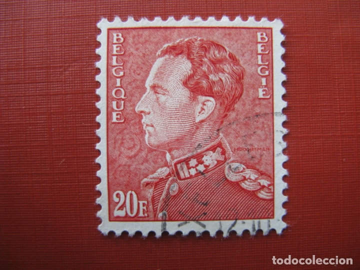 Selos: -belgica 1936, leopoldo III, Yvert 435