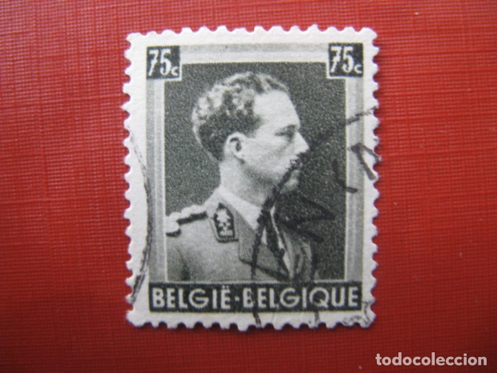 Selos: -belgica 1938, leopoldo III, Yvert 480