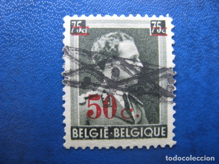Selos: -belgica 1941, sello sobrecargado Yvert 571