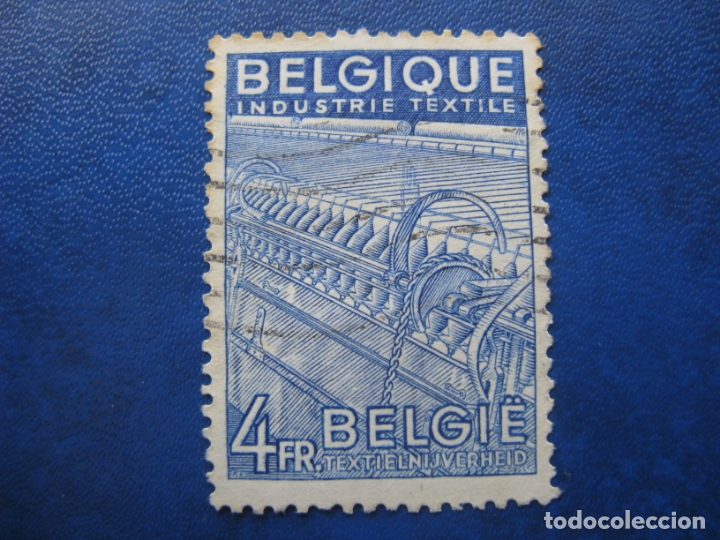 Selos: -belgica 1948, hilaturas, Yvert 770