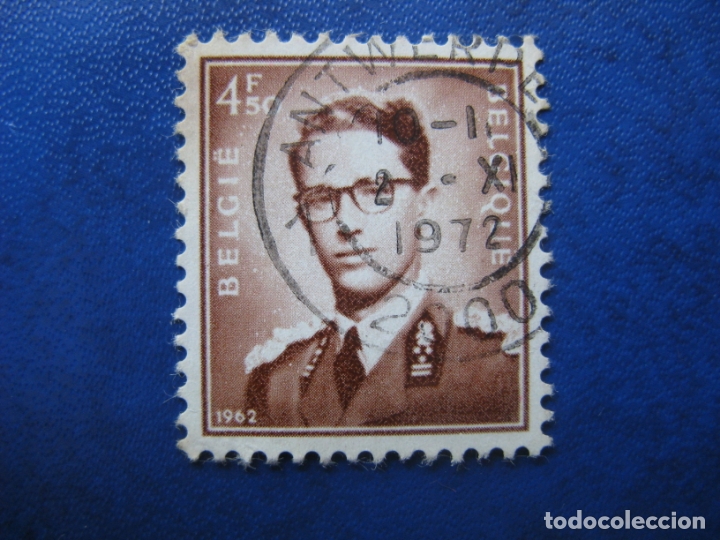 Sellos: -belgica 1958, balduino I, Yvert 1068A - Foto 1