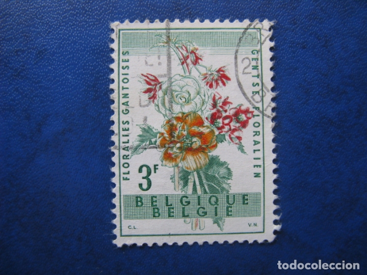 Selos: -belgica 1960, flores, Yvert 1123