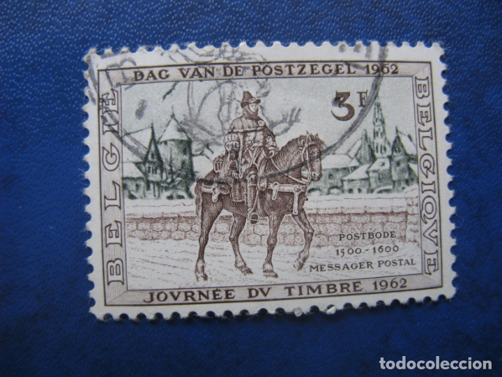 Selos: -belgica 1962, dia del sello, Yvert 1212
