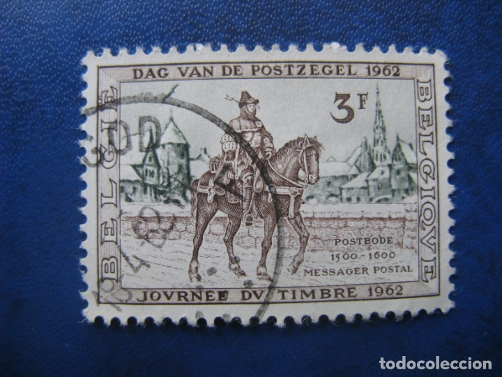 Selos: -belgica 1962, dia del sello, Yvert 1212
