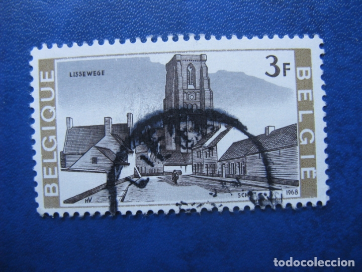 Selos: -belgica 1968, iglesia de lissewege, Yvert 1467