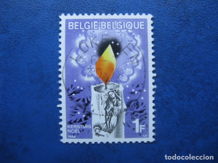 Selos: -belgica 1968, navidad, Yvert 1478