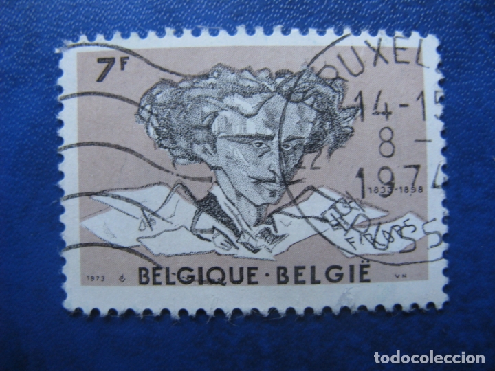 Selos: -belgica 1973, f. rops, Yvert 1688