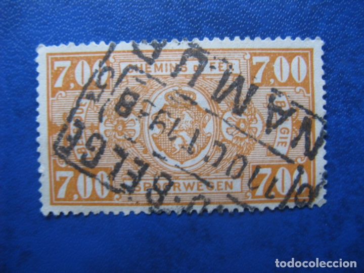 Selos: -belgica 1923, Yvert 159 paquete postal