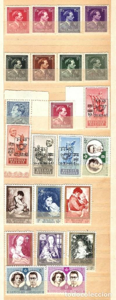 Stamps: BELGICA,1944,46,49,50,60,61.YT.690/696; 724C; 803/806; 1169/1171;1198/03;832/33. NUEVOS, GOMA ORIGI