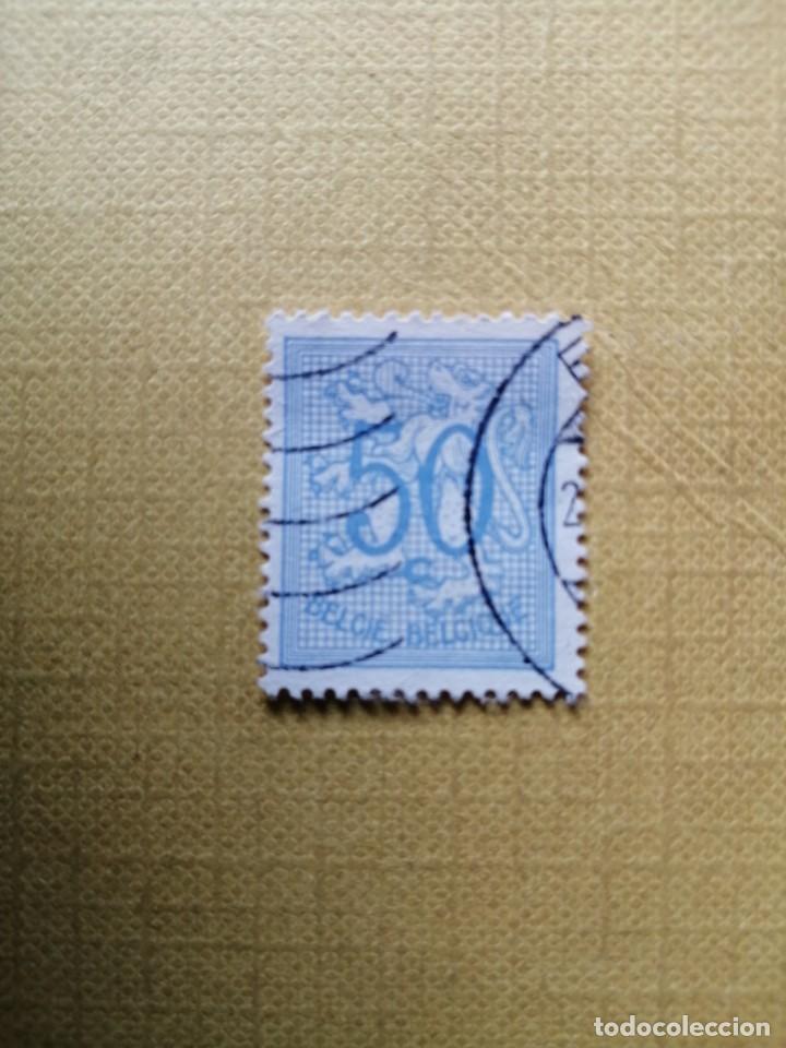 Stamps: 50 C SOBRE LE&Oacute;N HER&Aacute;LDICO - A&Ntilde;O 1951