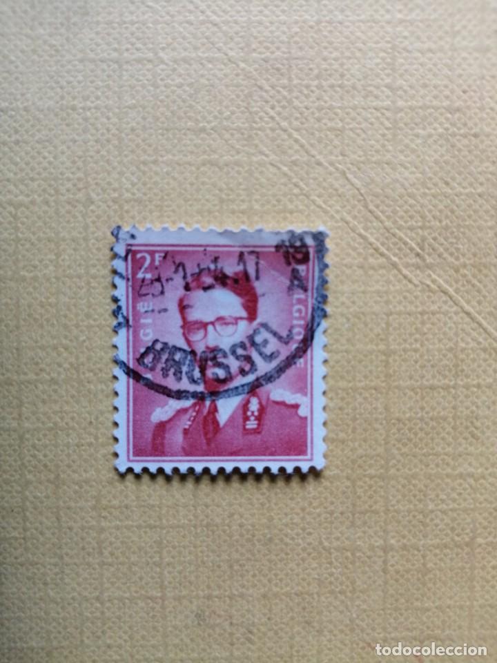 Stamps: 2 F - REY BALDUINO - MATASELLO IDENTIFICATIVO: 28-1-84