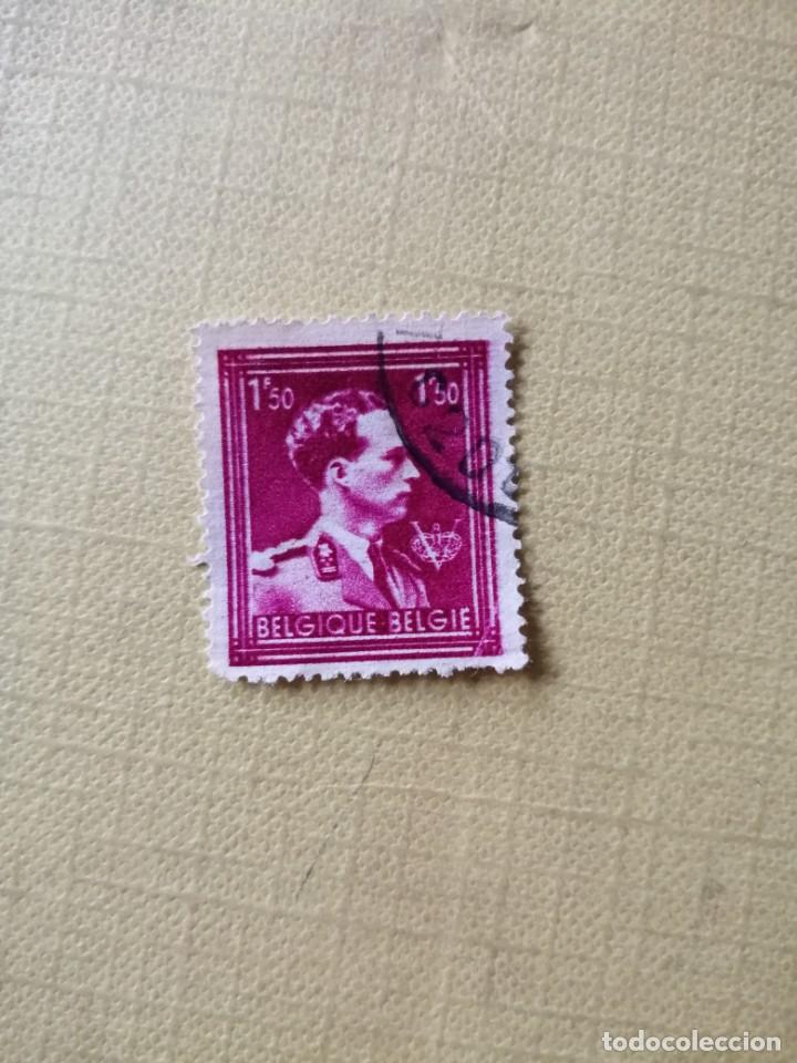 Selos: 1,50 F - REY LEOPOLDO III CON V - A&Ntilde;O 1944