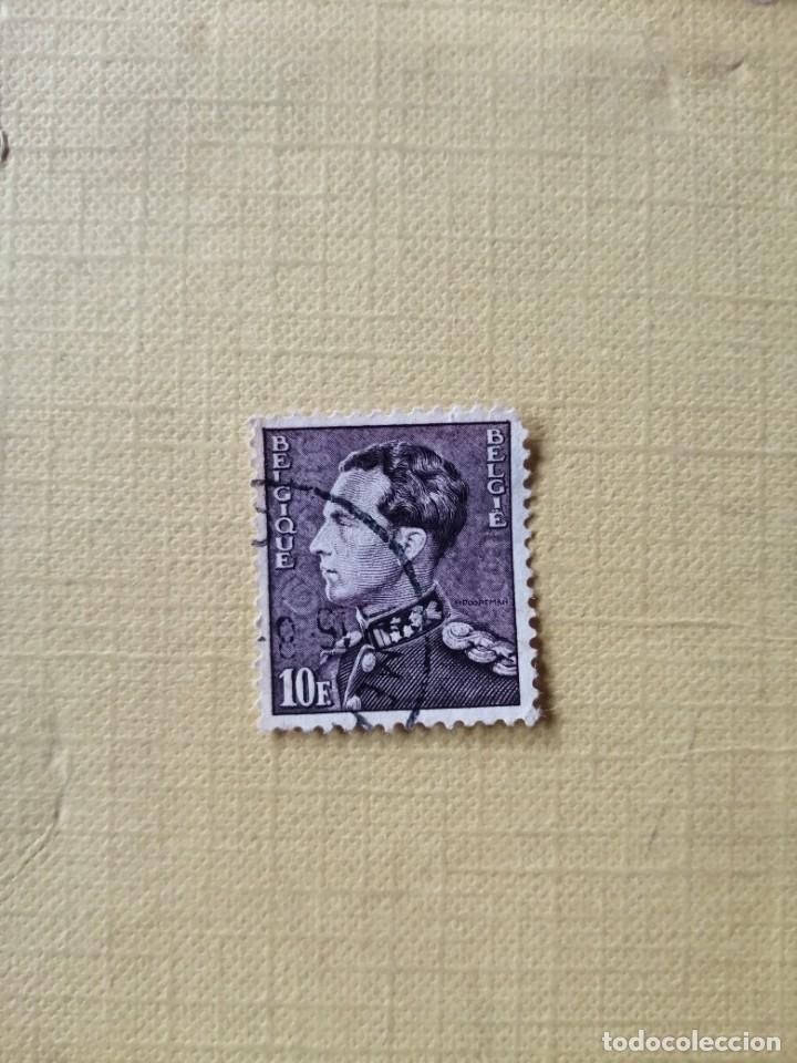 Selos: 10 FR, - LEOPOLDO III - A&Ntilde;O 1936 - 434A