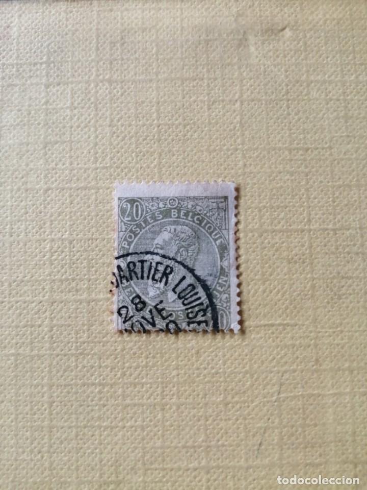 Selos: 20 C - A&Ntilde;O 1893 - REY LEOPOLDO II