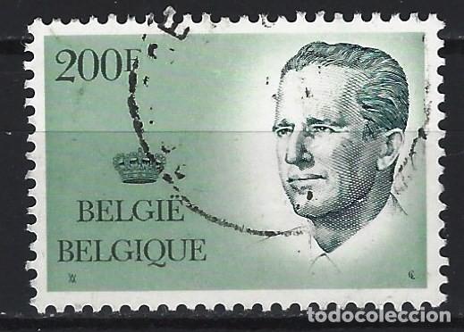 Sellos: B&Eacute;LGICA 1986 - REY BALDUINO - SELLO USADO - Foto 1