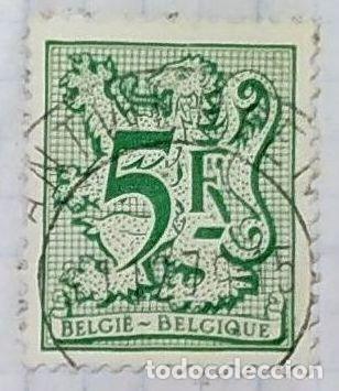 Selos: BELGICA POSTES SELLO ESCUDO SIGLO XX 05