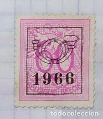 Selos: BELGICA POSTES SELLO ESCUDO SIGLO XXI 06 1966