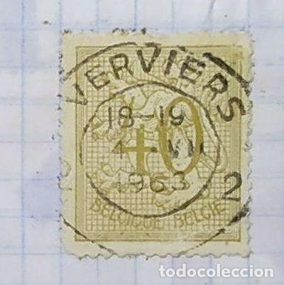 Stamps: BELGICA POSTES SELLO ESCUDO SIGLO XX 08