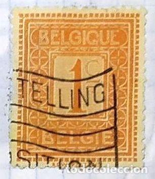 Stamps: BELGICA POSTES SELLO ESCUDO SIGLO XX 10