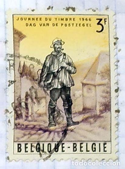 Francobolli: BELGICA JOURNEE DU TIMBRE 1966 DAG VAN DE POSTZEGEL n&ordm;1367 Yvert n&ordm;1367