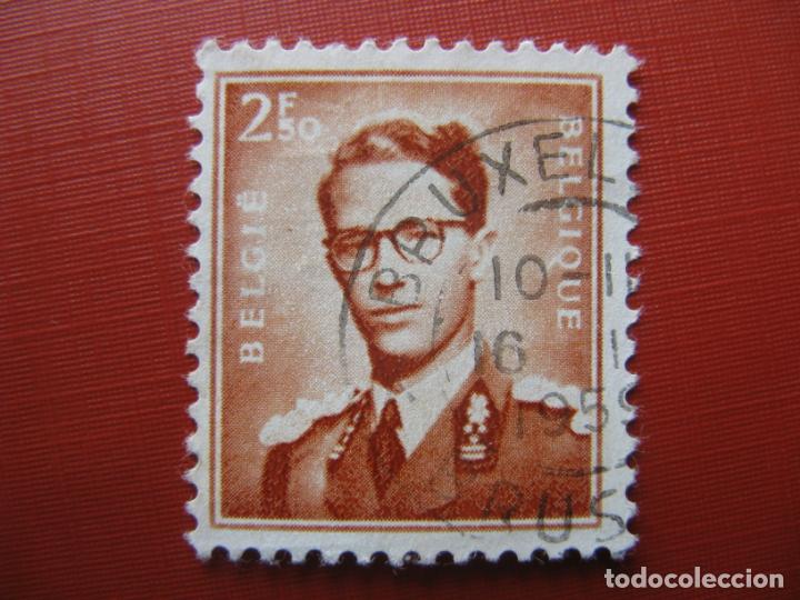 Sellos: +belgica 1957, balduino I, Yvert 1028 - Foto 1