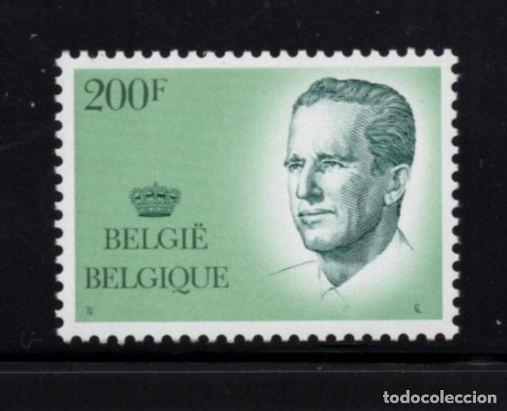 Sellos: BELGICA 2240** - A&Ntilde;O 1986 - REY BALDUINO I - Foto 1