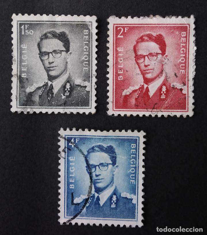 Sellos: Serie completa 1953 B&eacute;lgica Rey Balduino - Foto 1