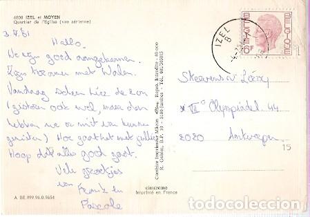 Briefmarken: Belgica & Circulado, zel et Moyen, Barrio de la Iglesia, Vista a&eacute;rea, Amberes 1988 (6808)