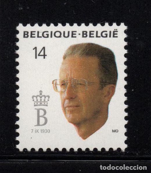 Sellos: B&Eacute;LGICA 2382** - A&Ntilde;O 1990 - REY BALDUINO I - Foto 1