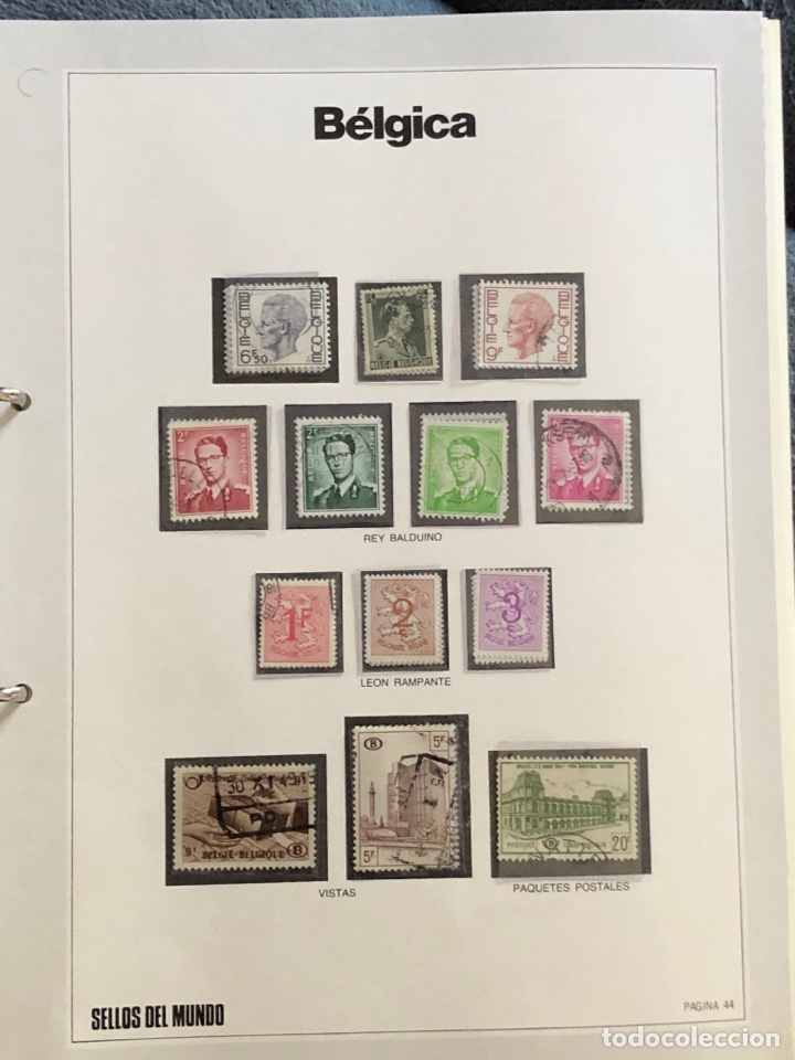 Sellos: Sellos del mundo gran enciclopedia de la filatelia edici&oacute;n Urbion B&eacute;lgica N&rsquo;44