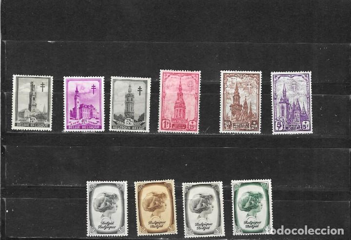 Selos: BELGICA LOTE B (*) CHARNELA