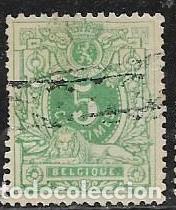 Sellos: B&Eacute;LGICA YVERT 45 - Foto 1