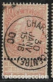 Sellos: B&Eacute;LGICA YVERT 57 - Foto 1