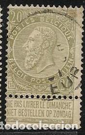 Sellos: B&Eacute;LGICA YVERT 59 - Foto 1