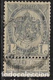 Sellos: B&Eacute;LGICA YVERT 53 - Foto 1