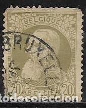 Sellos: B&Eacute;LGICA YVERT 75 - Foto 1