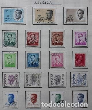 Sellos: Lote 19 sellos rey Balduino de Belgica - Foto 1