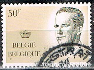 Sellos: Belgica Ivert n&ordm; 2126, El rey Balduino, usado - Foto 1