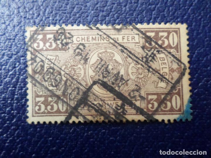 Sellos: .belgica, 1923, Yvert 155 paquete postal