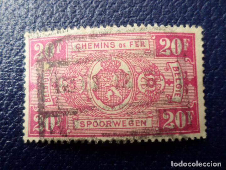 Sellos: .belgica, 1923, Yvert 163 paquete postal